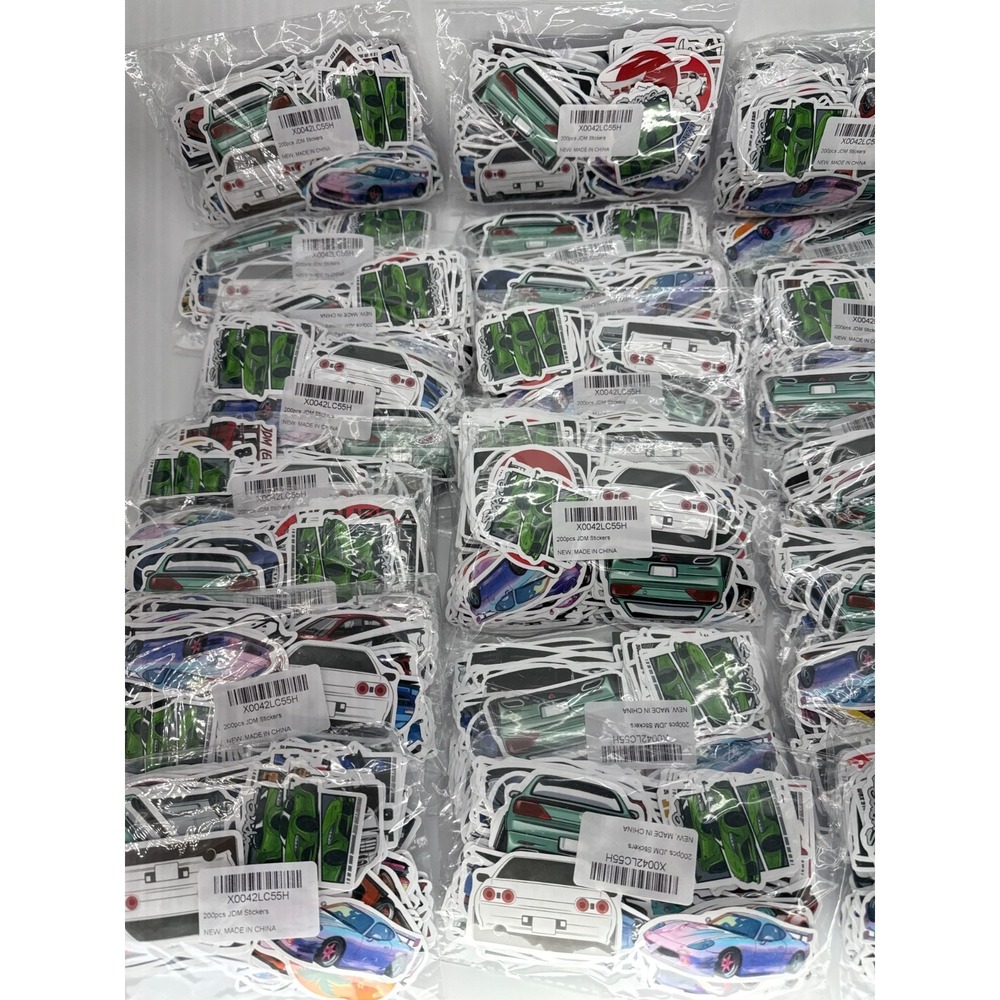 JDM Stickers Wholesale Lot 40 Packs x200pcs GTR Supra RX7 Skyline Vinyl Decal - Picture 5 of 7